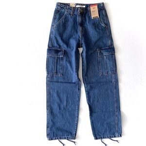 Levi's Women's Blue Cargo Jeans
